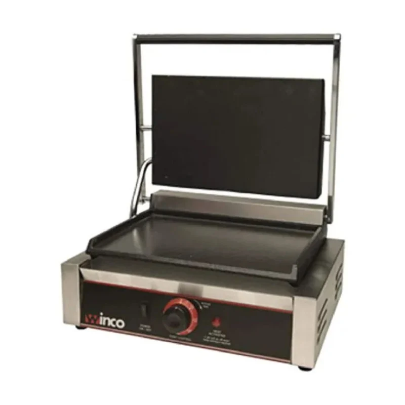 Winco Sandwichera Eléctrica Plana con Placa de 9 pulgadas