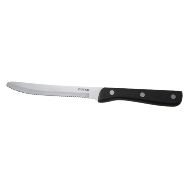 Winco Cuchillo de mesa Punta redonda 5 pulgadas