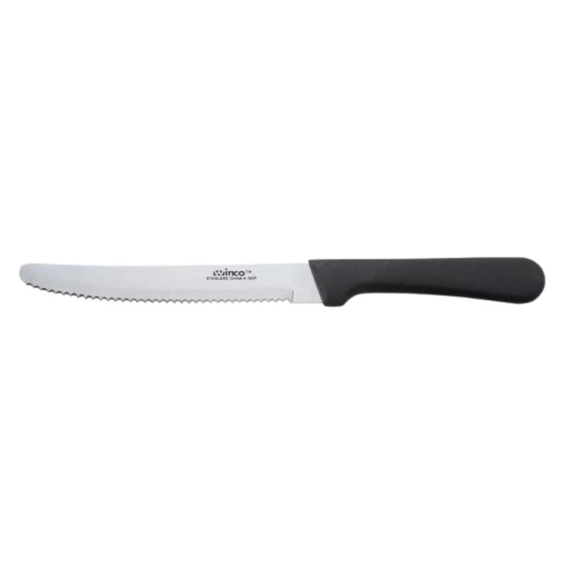Winco Cuchillo de mesa Punta Redonda 5 pulgadas