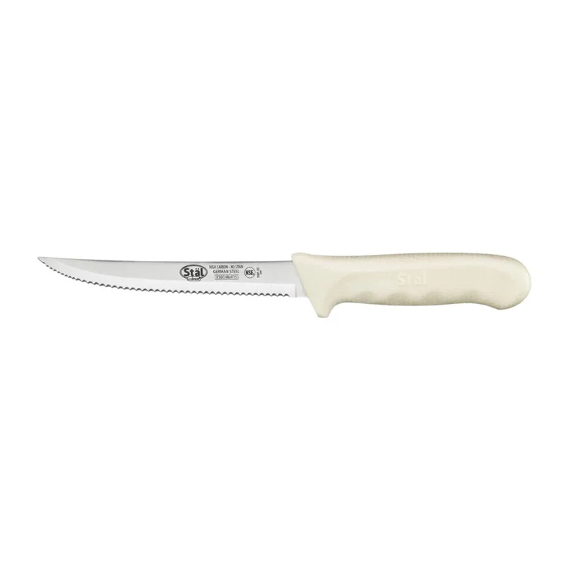 Winco Cuchillo de Cocina Multiuso con Sierra de 5.5 pulgada