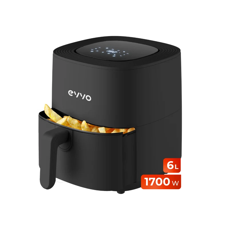 Freidora sin aceite EVVO Tasty Fryer 6L Reacondicionado Clase A