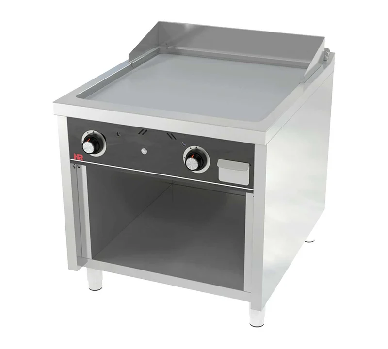 FAINCA HR - S900 FRY TOP ACERO CON ESTANTE FT9008E