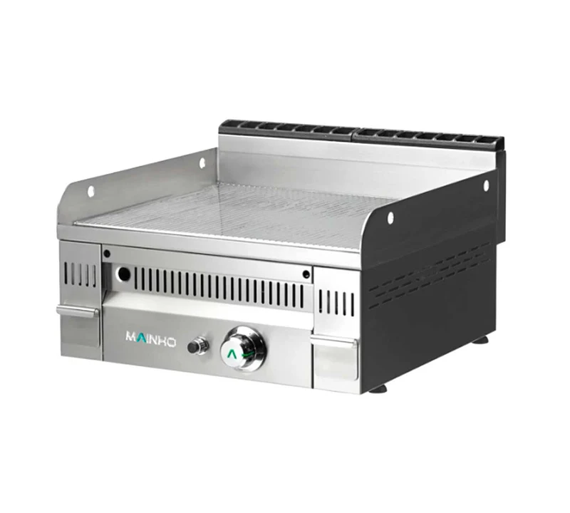 MAINHO - FRY TOP PLRR-60 N ACERO EURO-SNACK PLACA RANURADA