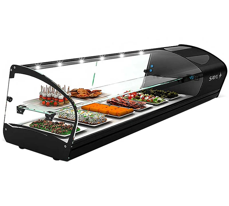 SAYL - VITRINA REFRIGERADA SHARK 2P CUBA PLANA