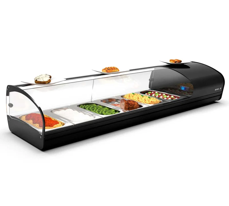 SAYL - VITRINA REFRIGERADA SHARK TAPAS 1P GN