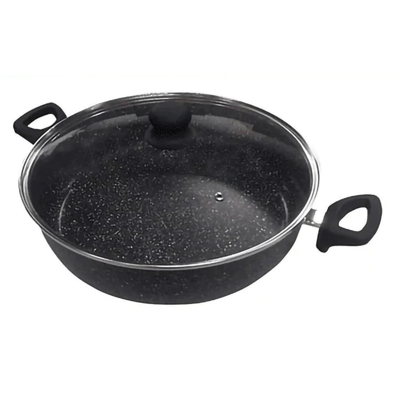 Westinghouse Cacerola Baja con Tapa Mármol WCCC0009L32MBB
