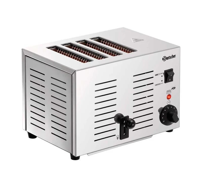 BARTSCHER - TOSTADORA DE RANURA TS40 - 4 REBANADAS - POTENCIA 1,8KW