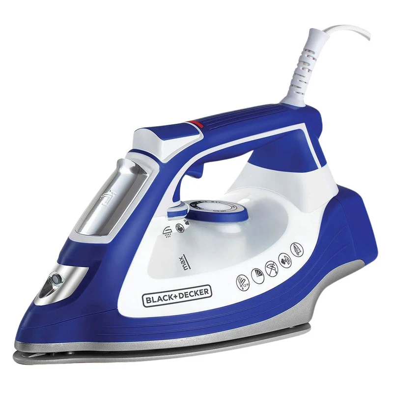 Black + Decker Plancha de Vapor Cerámica Impact, IR3001