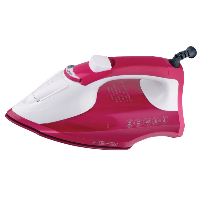Black + Decker Plancha de Vapor Anti-Adherente, IR1850