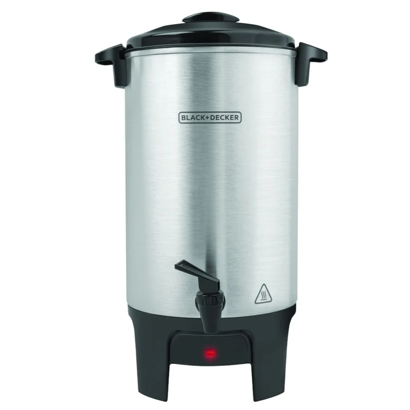 Black + Decker Percolador 40 Tazas Aluminio, CMU4010