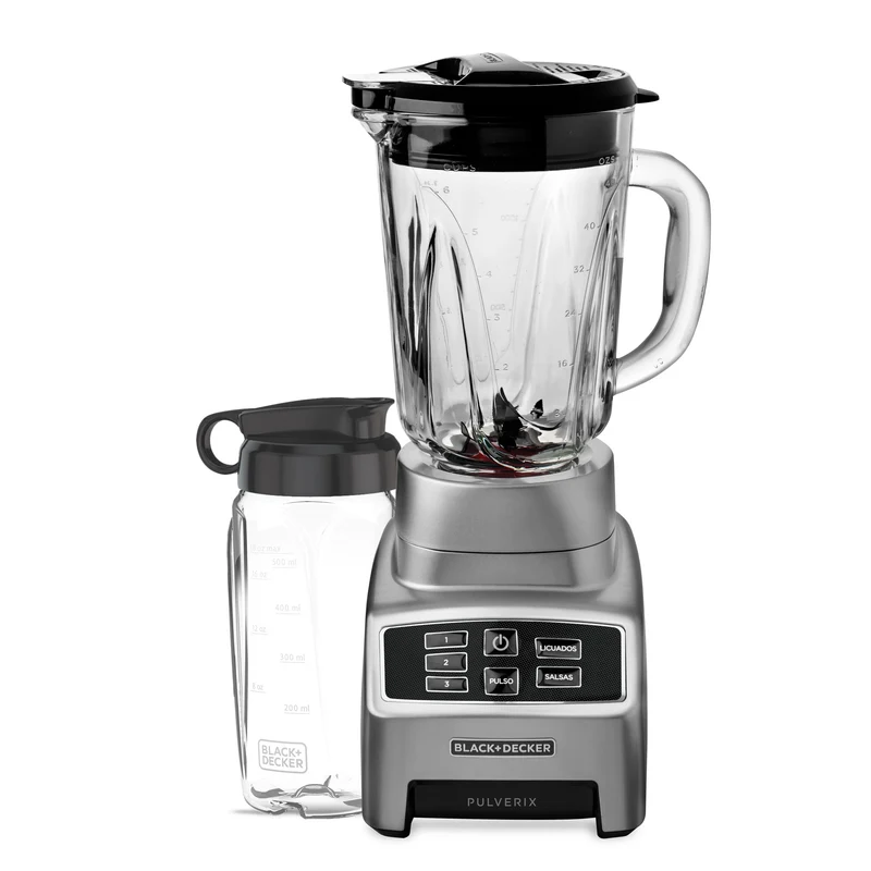 Black + Decker Licuadora Digital 3 Velocidades + Vaso Personal BL1840MS