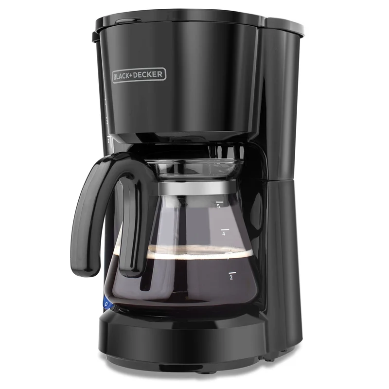 Black + Decker Cafetera 5 Tazas Negra CM0701B