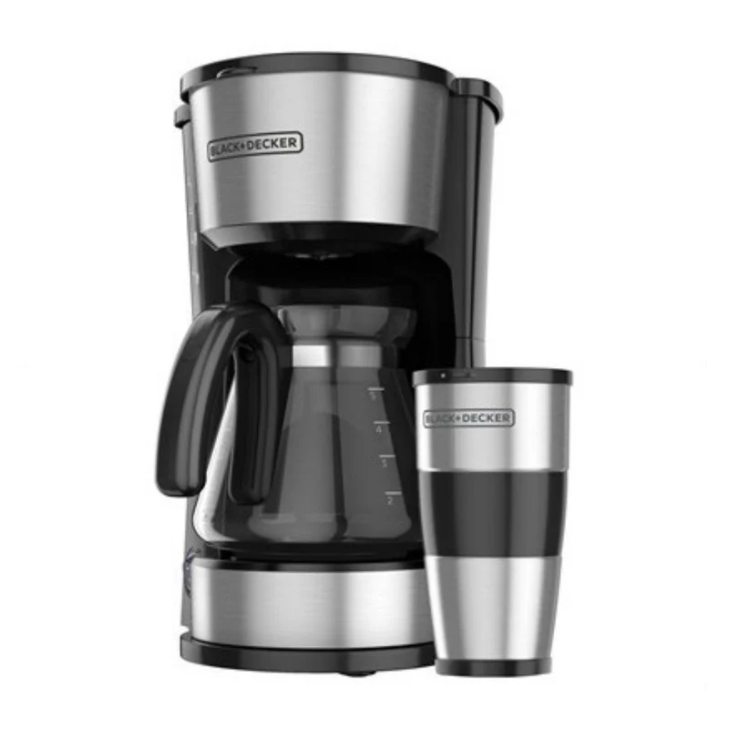 Black + Decker Cafetera 5 Tazas 4 en 1 CM0755S-MX