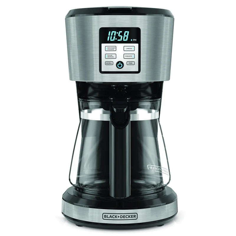Black + Decker Cafetera 12 Tazas, CM1331S-LA