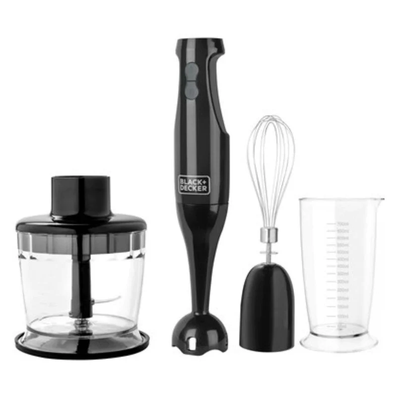 Black + Decker Batidora de Inmersión 3 en 1 HB2800B