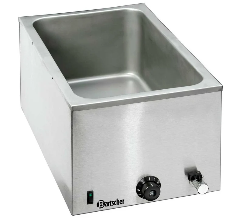 BARTSCHER - BAÑO MARÍA GRIFO - CAPACIDAD 1 GN 1/1 - CUBETA MÁX. 20CM