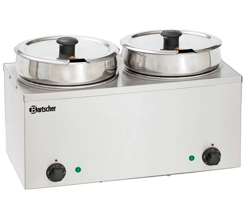 BARTSCHER - BAÑO MARÍA HOTPOT 2 OLLAS DE 6,5 LITROS