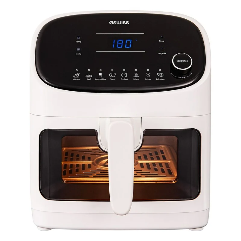 Freidora Sin Aceite 4SWISS ABB-021 Blanca 1350 W 5,5 L