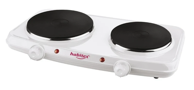 HORNILLO ELECTRICO 2250W DOBLE PLACA HABITEX
