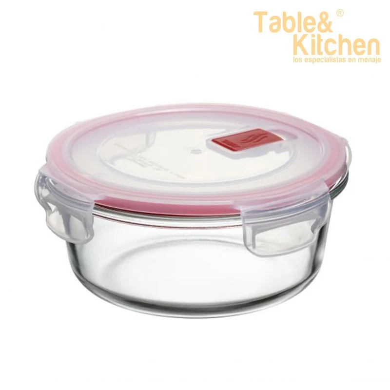 HERMETICO CRISTAL ROJO COOK&EAT 0,6 L