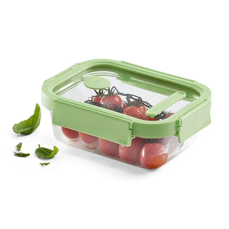 HERMETICO 100% VIDRIO 640ML RECTANGULAR LEKUE