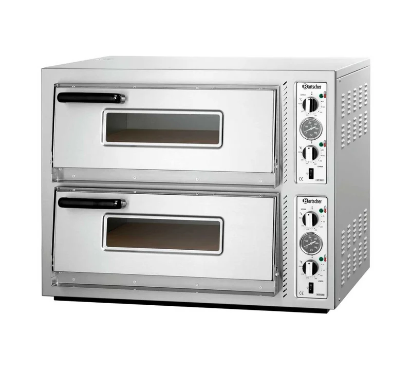 BARTSCHER - HORNO PIZZA NT622 - 2 CÁMARAS - 8 PIZZAS Ø 30CM - 10KW