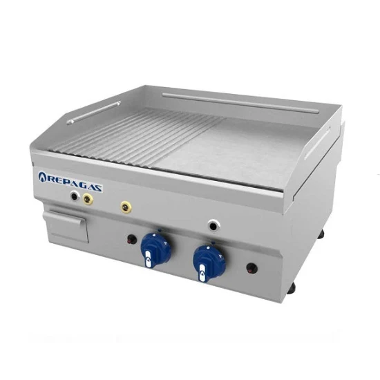 REPAGAS - PLANCHA SERIE 550 SNACK PG-650-LR GAS