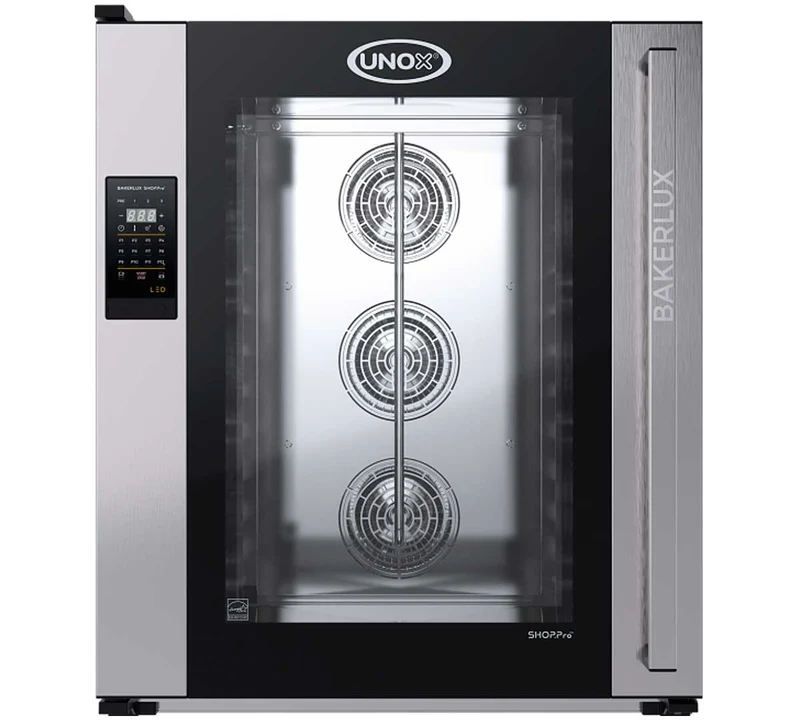 UNOX - HORNO BAKERLUX SHOP.PRO CAMILLA TOUCH - XEFR-10EU-ETRV-MT - Cierre manual y puerta abatible