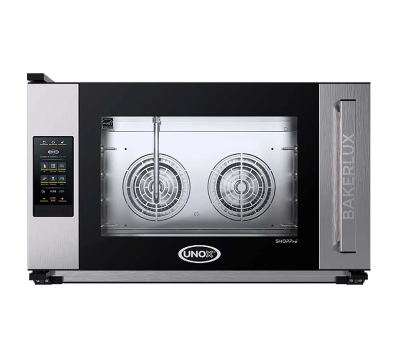 UNOX - HORNO BARKERLUX SHOP.PRO ROSELLA MATIC TOUCH - XEFR-04EU-ETRV - Cierre Eléctrico y Puerta Lateral
