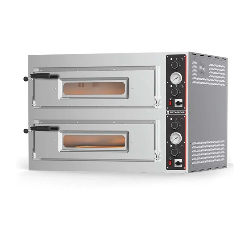 PIZZAGROUP - HORNO PIZZA ENTRY MAX 12 ELÉCTRICO - 2 CÁMARAS - 12 PIZZAS Ø 33CM