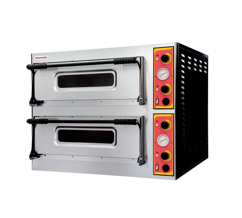SAVEMAH - HORNO PIZZA BASIC XL 66 ELÉCTRICO - 2 CÁMARAS - 12 PIZZAS Ø 35CM