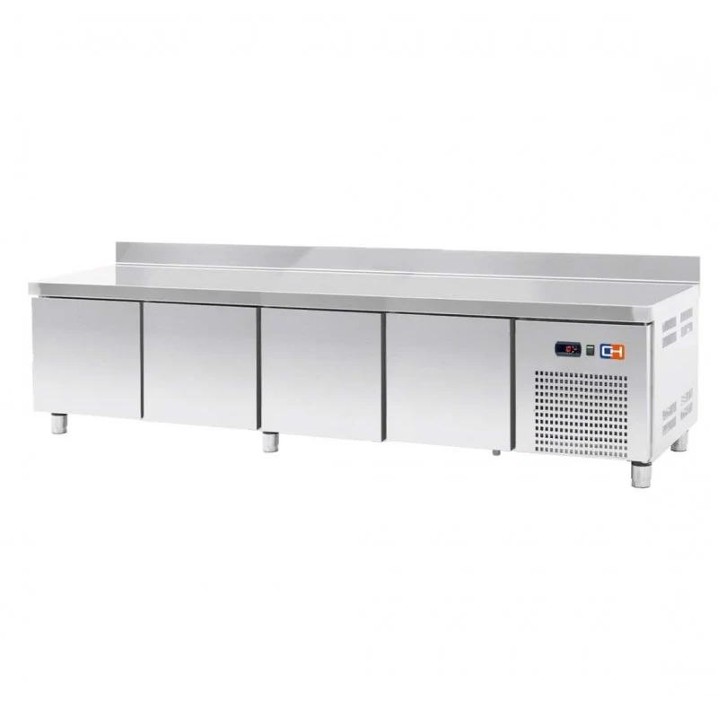 CLIMAHOSTELERIA - MESA BAJA GN/1 REFRIGERADA 4 PUERTAS FONDO 700 DE 2242 X700 X600H MM CORDOBA TRCHB-225