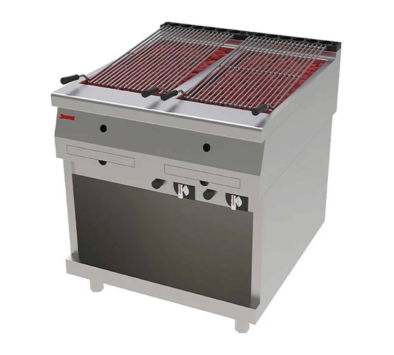 JEMI – PLG90/2 PARRILLA A GAS PIEDRA VOLCÁNICA SERIE 900 – 4 QUEMADORES