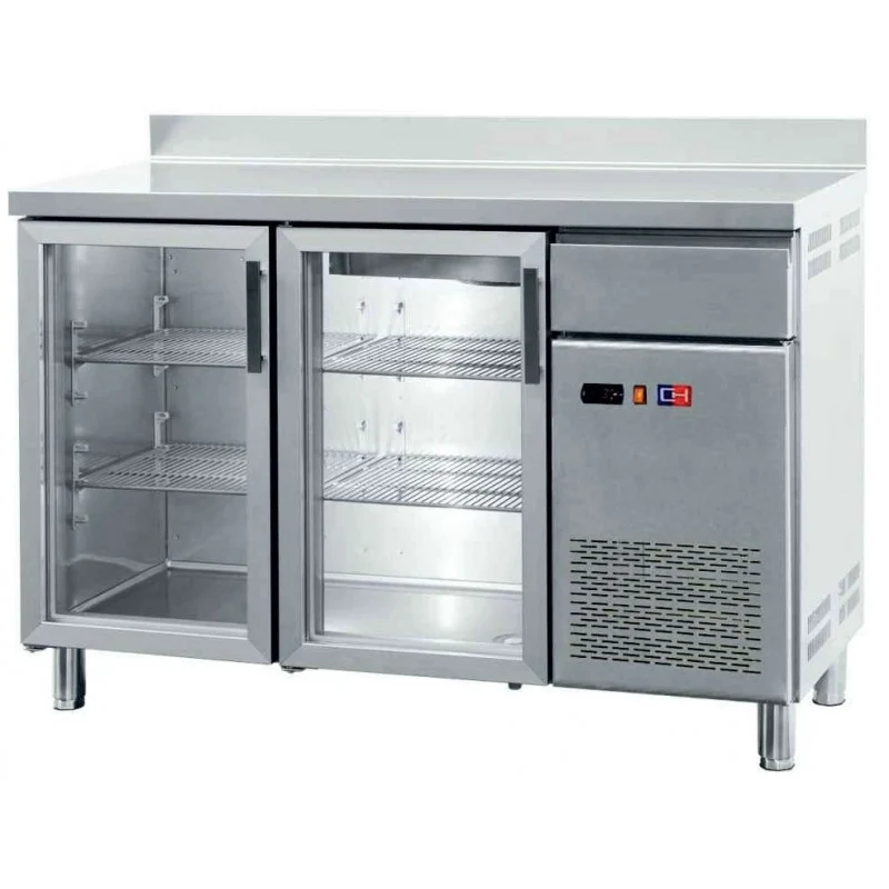 CLIMAHOSTELERIA - FRENTE MOSTRADOR REFRIGERADO CON PUERTAS DE VIDRIO 4 PUERTAS DE 2542 X600 X1045H MM CORDOBA FMCH-250V