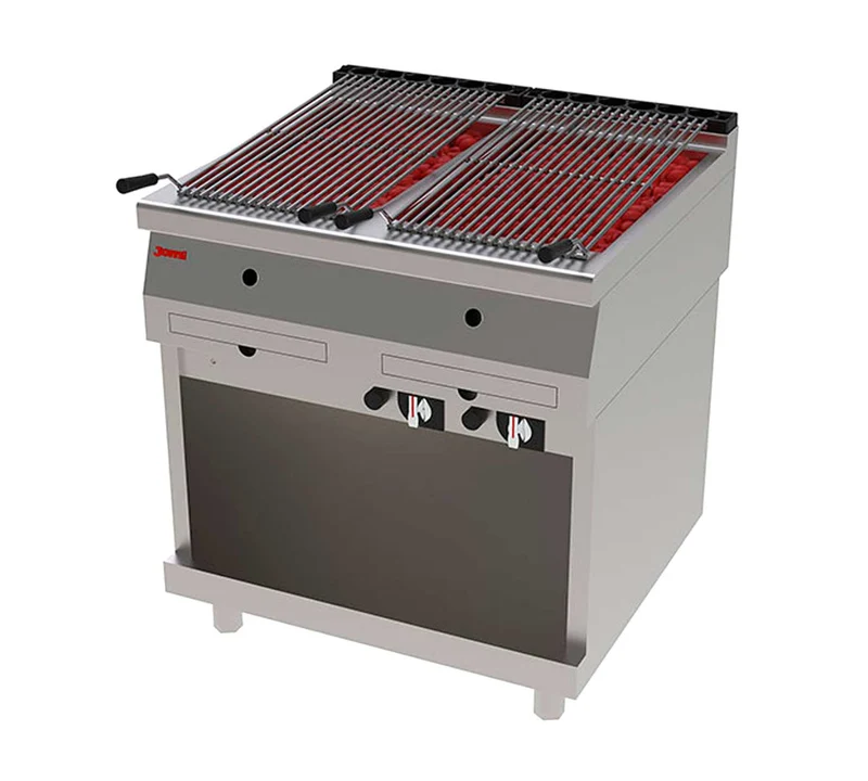 JEMI – PLG70/2 PARRILLA A GAS PIEDRA VOLCÁNICA SERIE 750 – 4 QUEMADORES