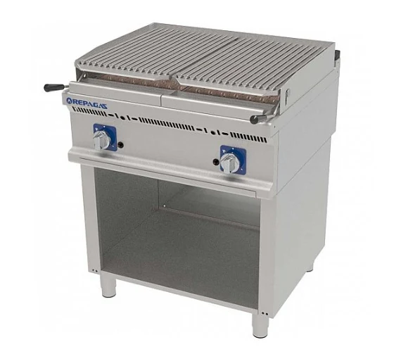 REPAGAS - BARBACOA A GAS POWER LINE SERIE 900 PIE BARG-92/S (2 QUEMADORES)