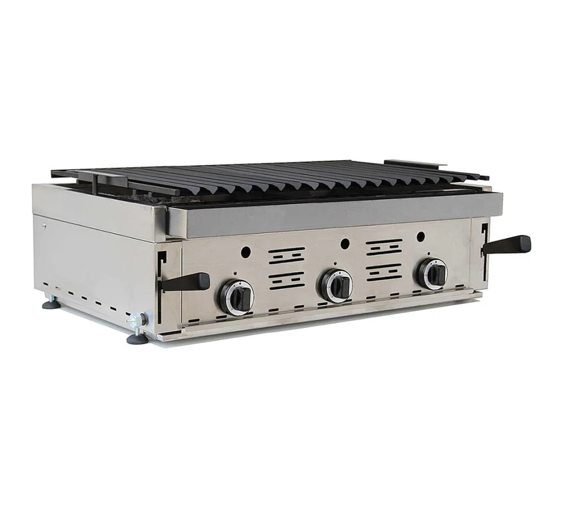 SAVEMAH - BG 90 BARBACOA A GAS CON PIEDRA VOLCÁNICA
