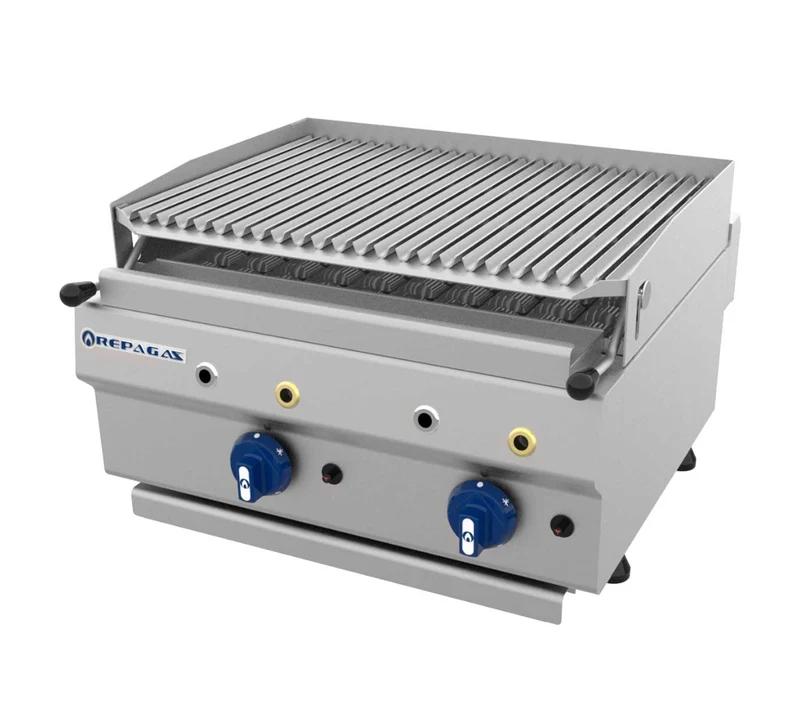 REPAGAS - BARBACOA A GAS SMART LINE SERIE 550 SOBREMESA BAR65 (2 QUEMADORES)