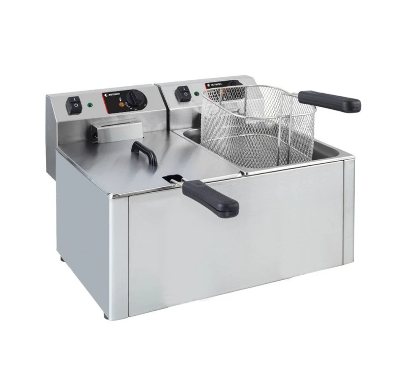 ALMISON-FREIDORA SOBREMESA ELÉCTRICA DOBLE ALMFR8+8MSG32
