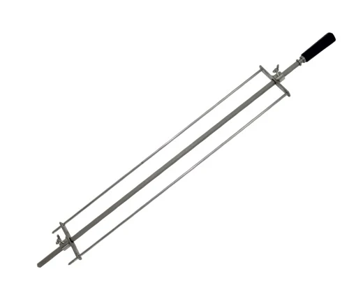 ARILEX - ESPADA CON PINCHO COMPACTO PARA ASAR POLLOS GRANDES, COCHINILLOS, JAMONES... ESPK
