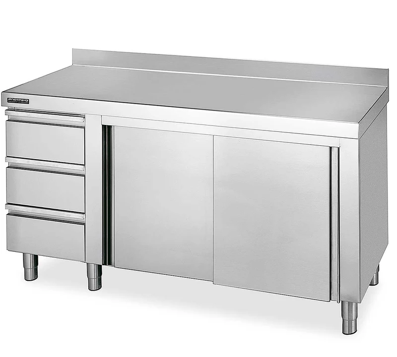 DISTFORM - MESA MURAL GAMA 700 CON CAJONES Y PUERTAS CORREDERAS