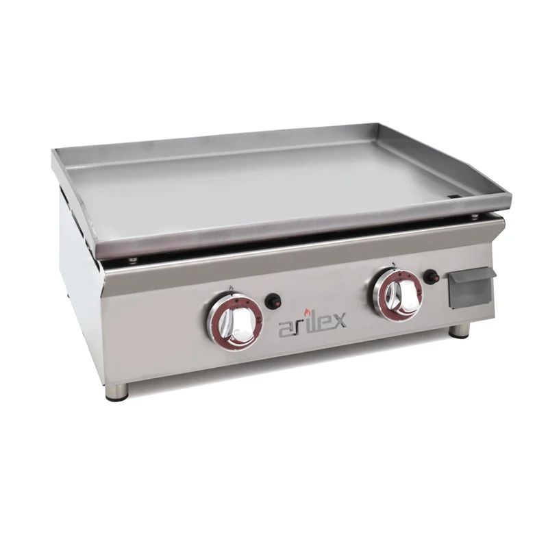 ARILEX - PLANCHA A GAS 60cm EN ACERO LAMINADO DE 6mm 60PGLN