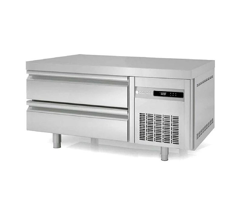 CORECO - MESA FRÍA BAJA COCINA GN 2/1 KBR-47 - FONDO 700 - 2 CAJONES