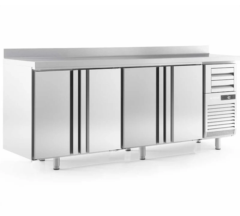 INFRICO - MESA REFRIGERADA FRENTE MOSTRADOR 4 PUERTAS FMPP 2500 II