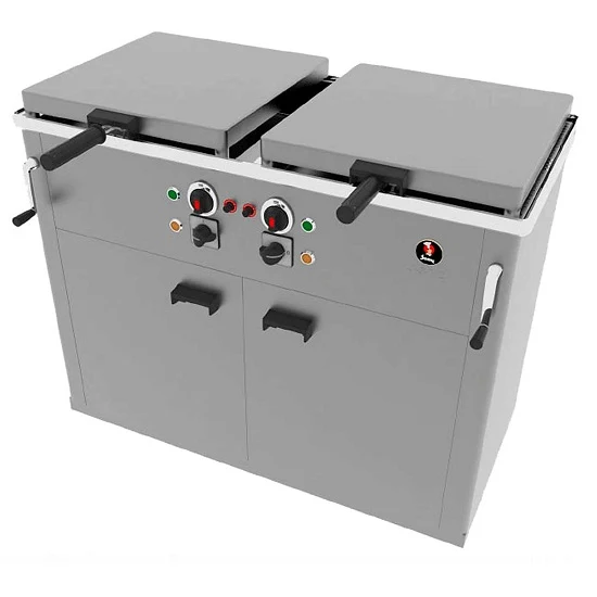 JEMI - FREIDORA J-15-2GP CON MUEBLE DOBLE SERIE J