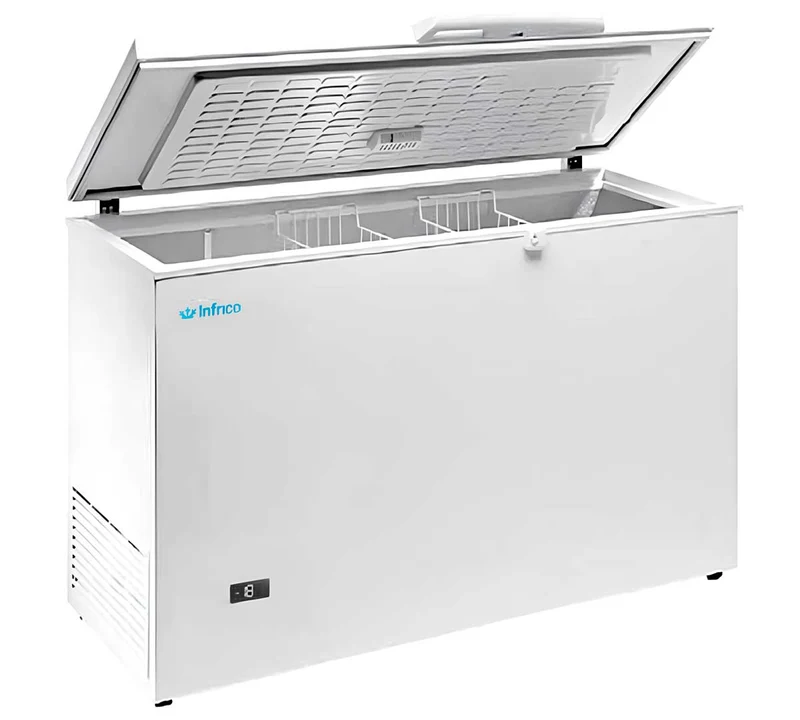 INFRICO - ARCÓN CONGELADOR TAPA ABATIBLE HF 400 AL HC