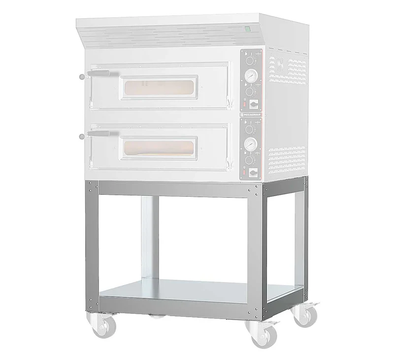 PIZZA GROUP - SOPORTE HORNO M6 ACERO INOX - Dimensiones 99 x 112 x 108 cm