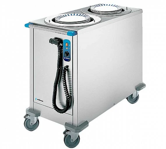 EDENOX - CARRO CALIENTE DISPENSADOR DE PLATOS CPC2-34 - 90 PLATOS DIÁMETRO 24 A 34 CM