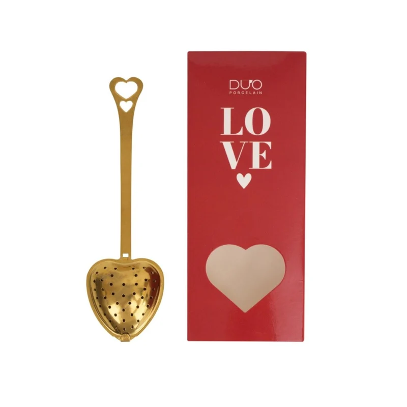 Infusor para té corazón Duo