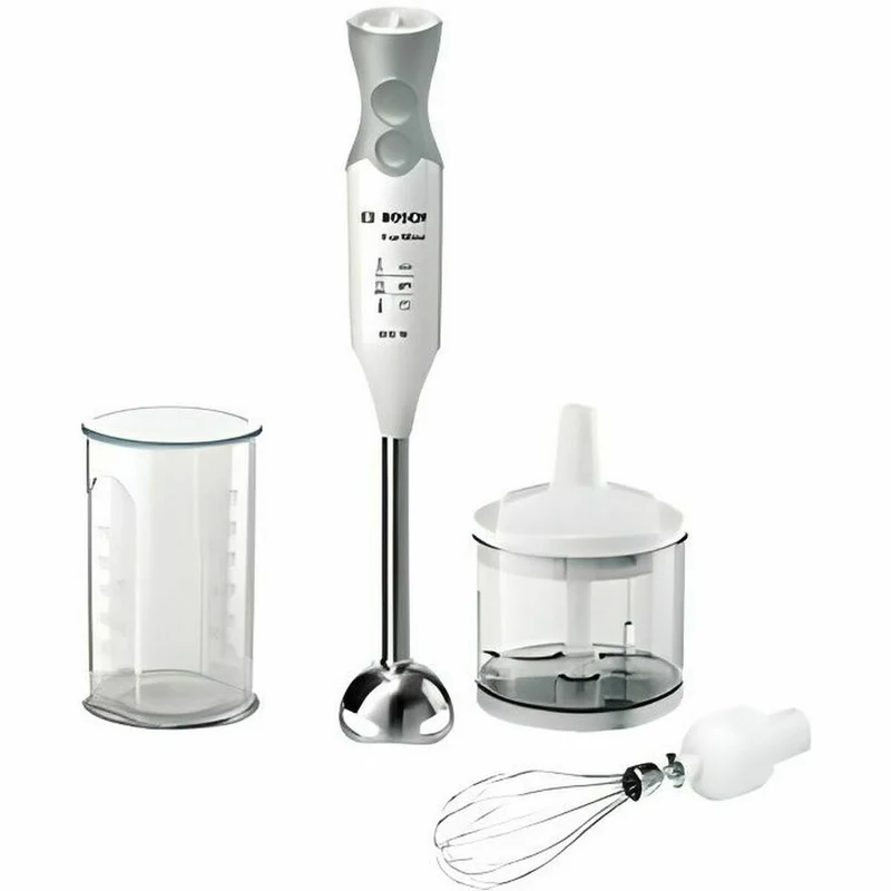 Batidora de Mano BOSCH MSM66150 Blanco Plata 600 W